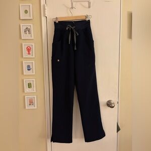 XXS navy figs scrub pants